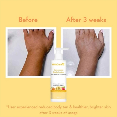 Picture of WiahCare Sunscreen Body Lotion SPF 50 PA+++ | 200 ml