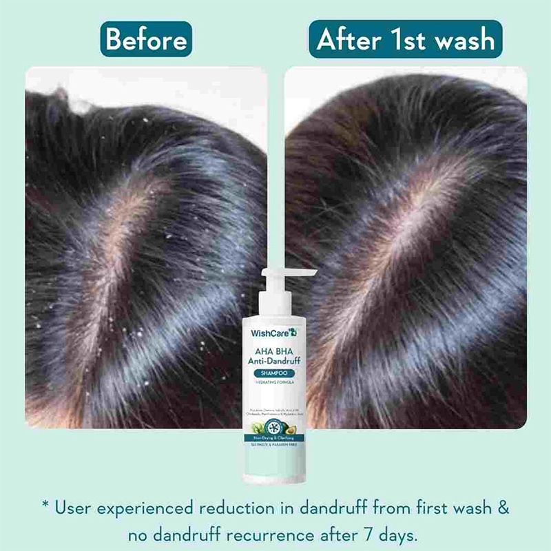 Picture of WishCare AHA BHA Anti-Dandruff Shampoo 250ml