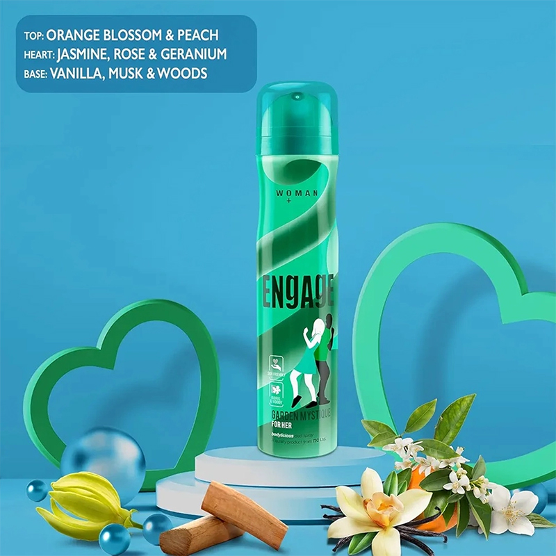 Picture of Engage Deodorant Body spray Garden Mystique Women 150ml