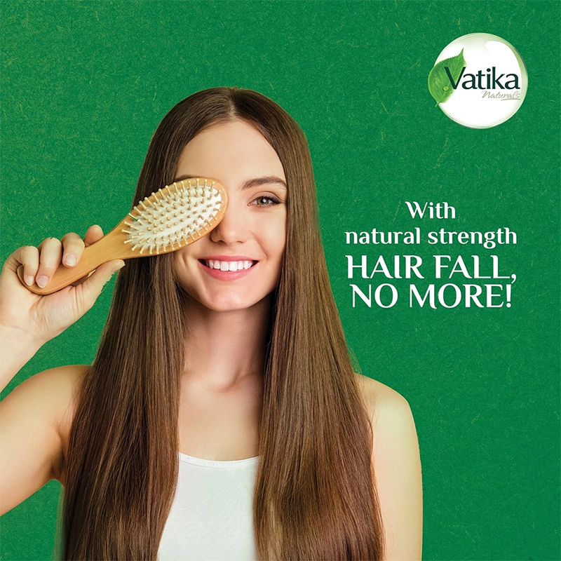 Picture of Vatika Naturals Cactus Hair Oil 300ml | Cactus, Ghergir, Ginger & Vitamins A, E, F | For Weak & Falling Hair No Parabens, Sulphates or Silicones (300 ML)