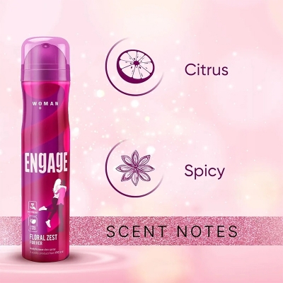 Picture of Engage Deodorant Body Spray Floral Zest Women 150ml