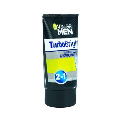 Picture of Garnier Men Turbo Bright Shaving Plus Cleansing Brightening Foam 100ml