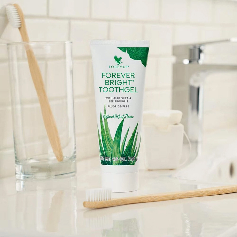 Picture of Forever Bright Aloe Vera Toothgel 130 G Oral Care Natural Whitening Teeth Enamel Safe for Daily Use