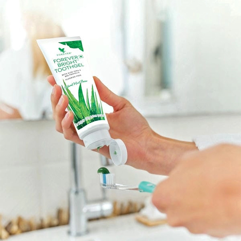 Picture of Forever Bright Aloe Vera Toothgel 130 G Oral Care Natural Whitening Teeth Enamel Safe for Daily Use