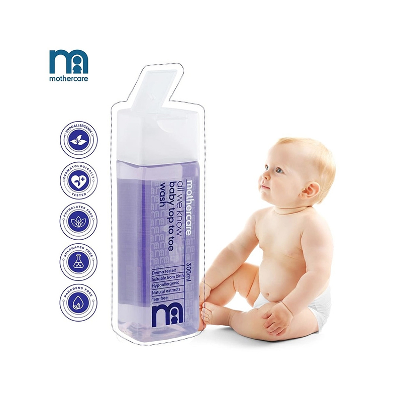 Picture of Mothercare All We Know Baby Top To Toe Wash 300 ml