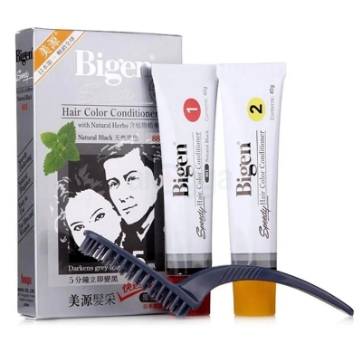 Picture of Bigen Speedy Hair Color Conditioner With Natural Herbs - Natural Black 881 (Made in Japan)