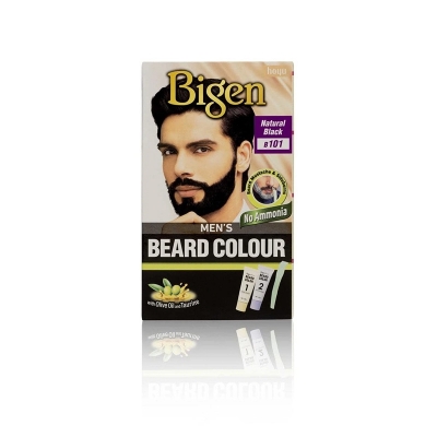 Picture of Bigen Mens Beard Color Natural Black B101 40G