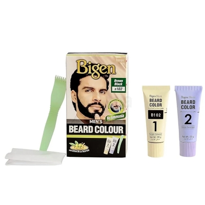 Picture of Bigen Mens Beard Color Dark Brown B103