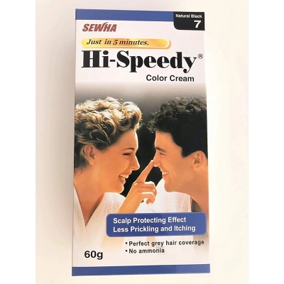 Picture of HI-SPEEDY PREMIUM HAIR COLOR CREAM (Natural Black) 60gm