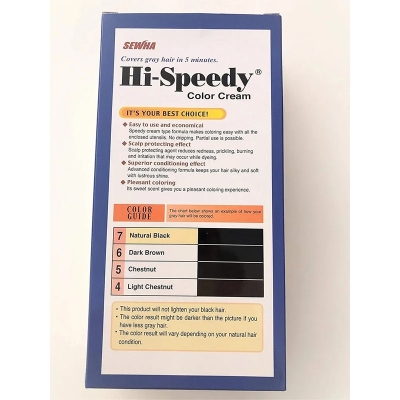 Picture of HI-SPEEDY PREMIUM HAIR COLOR CREAM (Natural Black) 60gm
