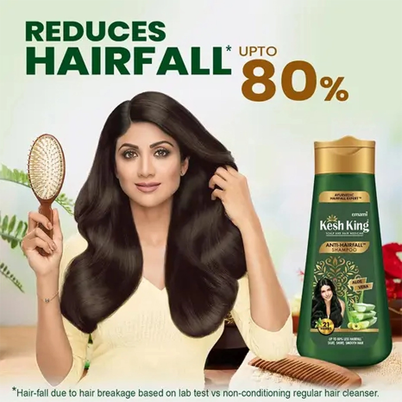 Picture of Kesh King Herbal Hairfall Shampoo 200 Ml Natural Hair Growth Treatment for Men And Women Hair Thickening And Regrowth Shampoo