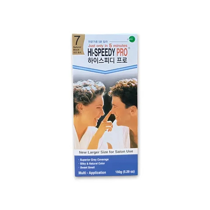 Picture of Hi-Speedy Pro Hair Color Natural Black 7 (150g)