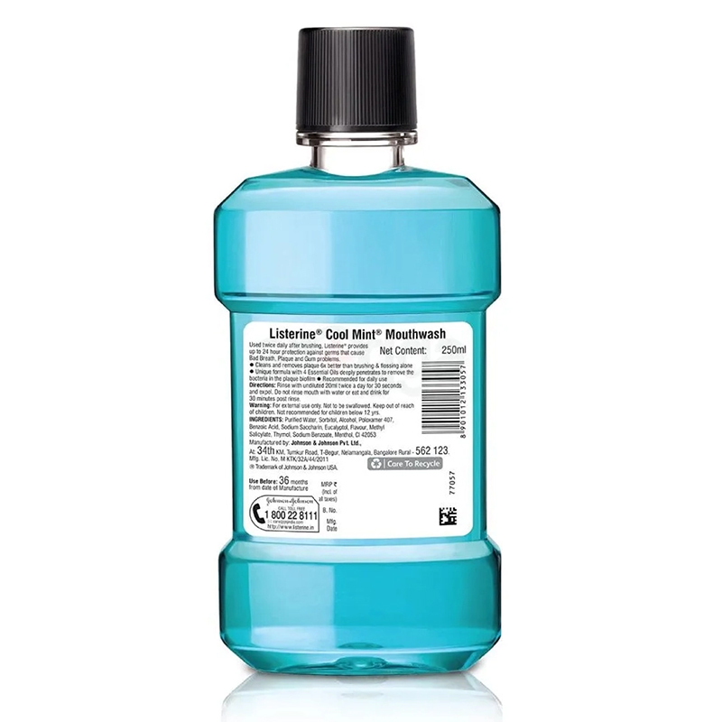 Picture of Listerine Cool Mint Liquid Mouthwash 250ml