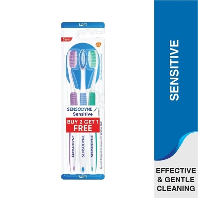 Picture of Toothbrush With Soft Rounded Bristles (Buy 2 Get 1)