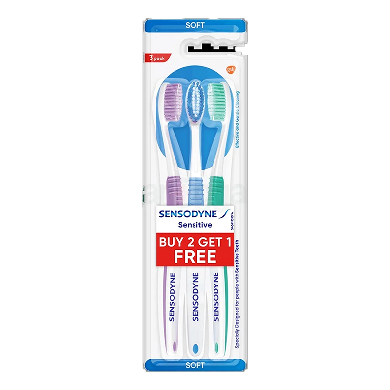 Picture of Toothbrush With Soft Rounded Bristles (Buy 2 Get 1)
