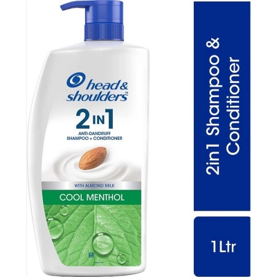 Picture of Head & Shoulders Cool Menthol 2 in 1 Anti-Dandruff Shampoo + Conditioner 1000ml
