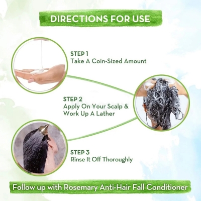 Picture of Mamaearth Rosemary Anti Hair Fall Shampoo with Rosemary & Methi Dana 250ml