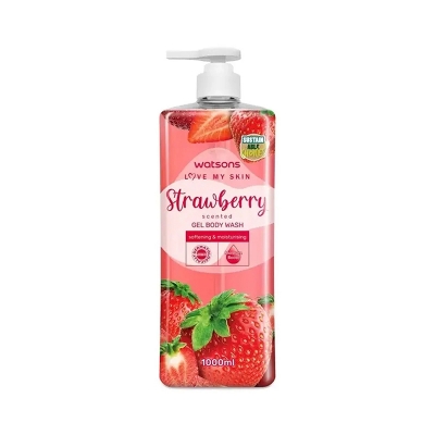 Picture of Watsons Love my Skin Strawberry Scented Gel Body wash 1L