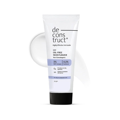 Picture of Deconstruct Oil-Free Moisturizer | Non Sticky, Lightweight, Non-Comedogenic & Fast-Absorbing Tested for 72H Hydration For Oily, Acne-Prone & Sensitive Skin | 50g