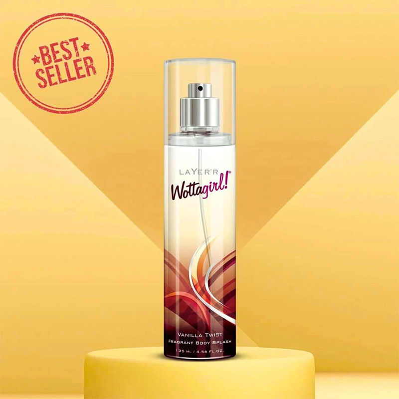 Picture of Layer'r Wottagirl Body Spray, Mystic Island, Secret Crush, Vanilla Twist, Combo 3×135ml