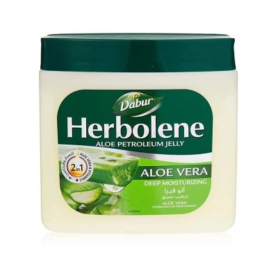 Picture of Dabur Herbolene Deep Moisturizing Aloe Petroleum Jelly with Aloe Vera 425ml