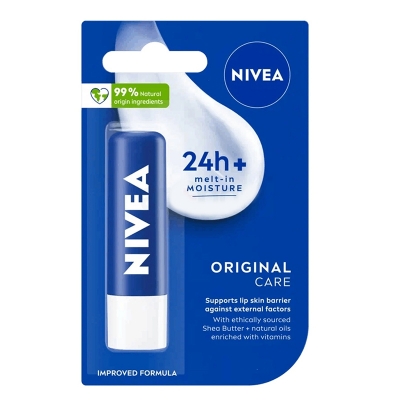 Picture of Nivea Long Lasting Moisture Caring Lip Balm (Original Care)