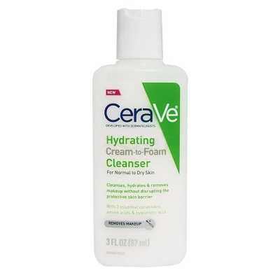 Picture of Cerave Hydrating Cream to Foam Cleanser for Normal to Dry Skin 87ml