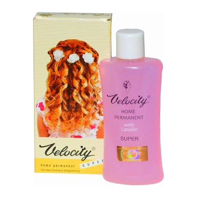 Picture of Velocity Home Permanent - For Hair Curling And Straightening 100 ml (Baby Pink)