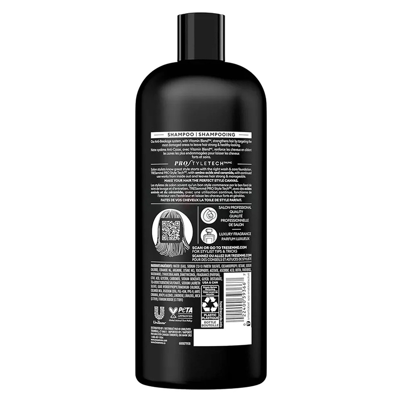 Picture of Tresemme Anti-Breakage+ Vitamin Blend Shampoo for Strengthening & Nourishing 828ml