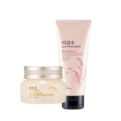 Picture of THE FACE SHOP Rice+Ceramide Anti Aging & Skin Repairing Combo