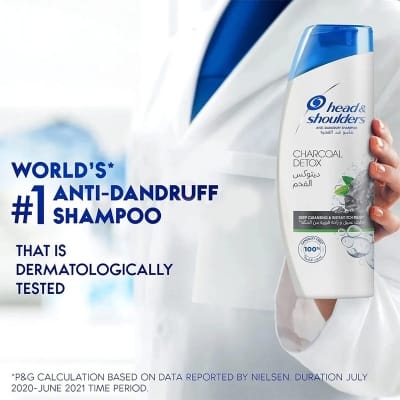 Picture of Head & Shoulders Charcoal Detox Anti-Dandruff Shampoo 400ml Dubai