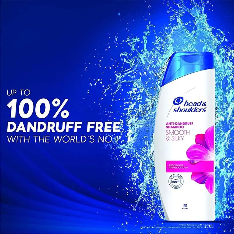 Picture of Head and Shoulders Anti Dandruff Smooth and Silky Shampoo 340ml