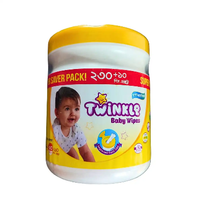 Picture of Twinkle Baby Wipes Jar (Wet Tissue) – 240 Pcs