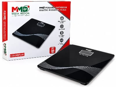 Picture of MMD Personal Bathroom Digital Weighing Scale High-Precision LCD Display Body Weight Machine | 180KG Capacity, Auto On/Off & Kg/Lb Conversion