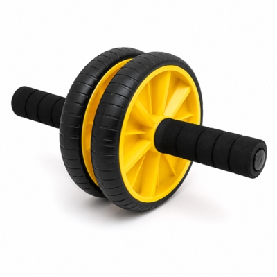 Picture of Dual Wheel AB Roller Exercise Wheel with for Home Gym Fitness
