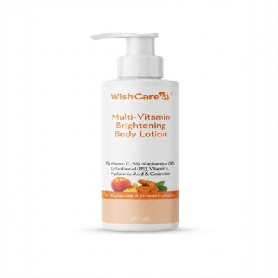 Picture of WishCare Multi-Vitamin Brightening Body Lotion 200ml – Vitamin C & 5% Niacinamide
