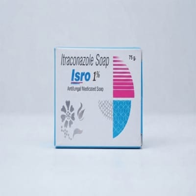 Picture of Isro Itraconazole Soap 1% – Antifungal Medicated Soap 75g
