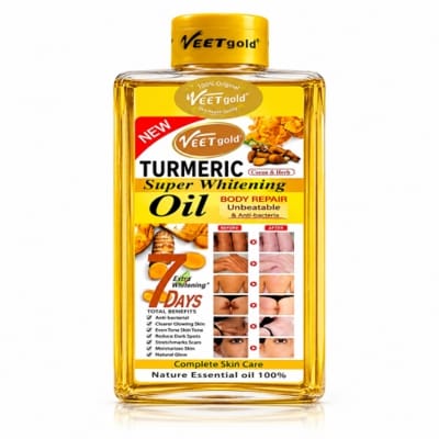 Picture of VEETgold Turmeric Super Whitening Body Repair Oil 200ml