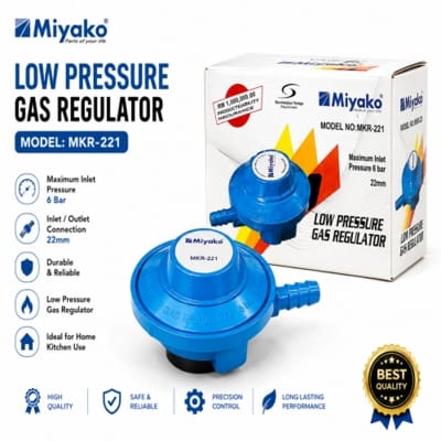 Picture of Miyako MKR-221 Low Pressure Gas Regulator 22mm
