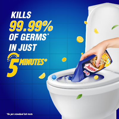 Picture of  (Free  Toilet Tissue) Harpic Toilet Cleaning Liquid Lemon 750ml