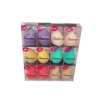 Picture of KISS Charming Powder Puff (Beauty Blender Set) — 12 Pcs / 12 Colors