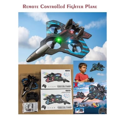 Picture of REMOTE CONTROLLED FIGHTER PLANE DRONE - X25 STAR FIGHTER - Blue