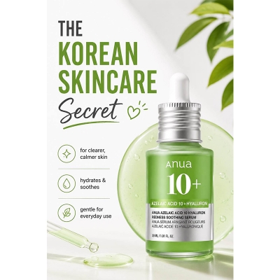Picture of Anua Azelaic Acid 10 + Hyaluron Redness Soothing Serum
