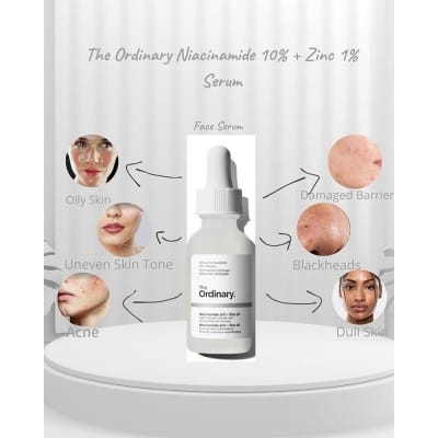 Picture of The Ordinary Niacinamide 10% + Zinc 1% – High Strength Vitamin & Mineral Blemish Formula