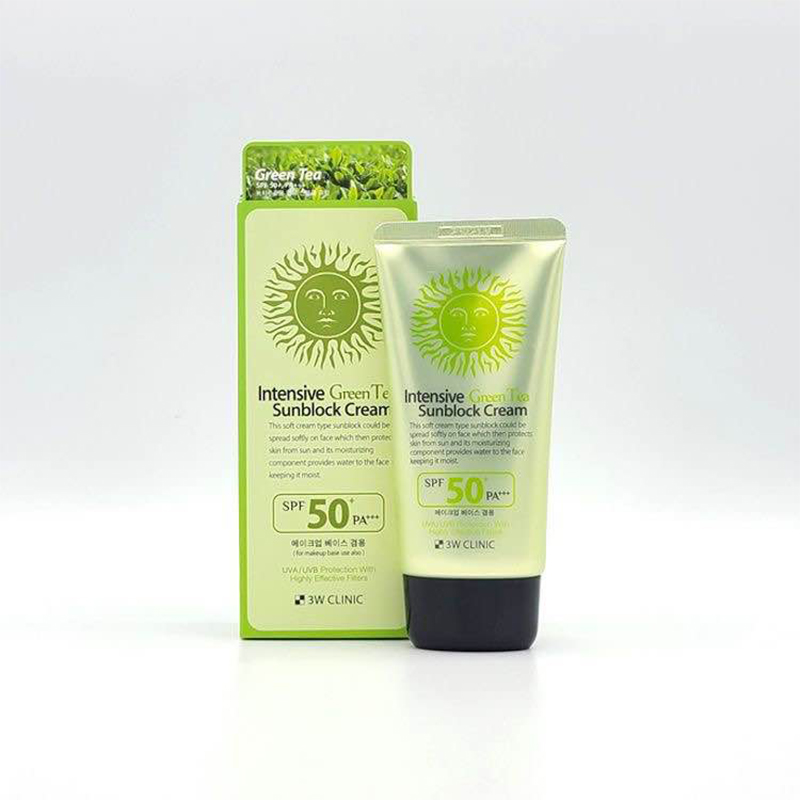 Picture of 3W Clinic Intensive UV Sunblock Cream SPF 50+ PA+++ - Gold