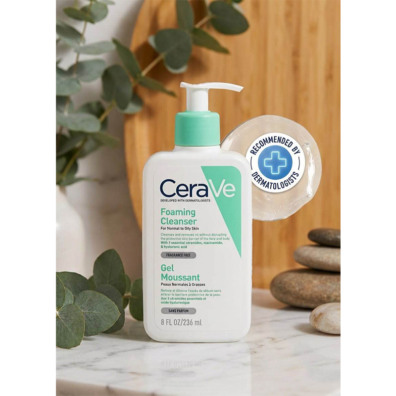 Picture of CeraVe Foaming Cleanser (Gel Moussant) - White