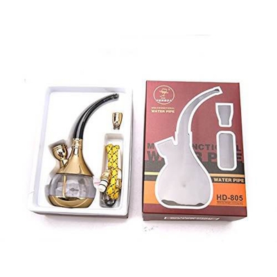 Picture of HENGDA HD-805 Multifunctional Water Pipe - Gold