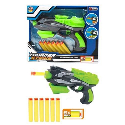 Picture of Soft Bullet Gun Toy Set – Safe Foam Bullet Blaster for Kids - Green