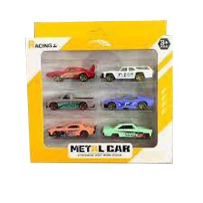Picture of Racing Metal Car Set (6 in 1) - Red