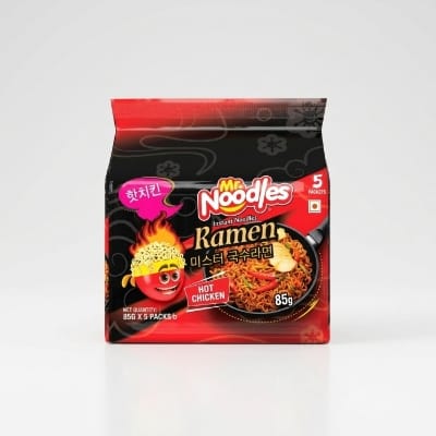 Picture of 5 Pack Mr. Noodles Ramen Hot Chicken Flavor 